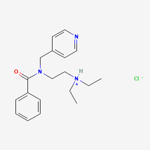 N-(2-Diethylaminoethyl)-N-(4-pyridylmethyl)benzamide hydrochloride