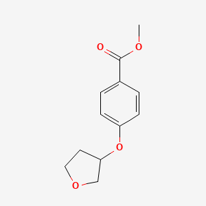 molecular formula C12H14O4 B1375234 Methyl 4-(oxolan-3-yloxy)benzoate CAS No. 1497119-78-4