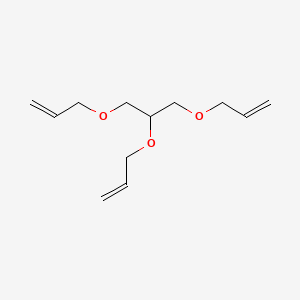 molecular formula C12H20O3 B13752343 1-Propene, 3,3',3''-[1,2,3-propanetriyltris(oxy)]tris- CAS No. 2565-21-1