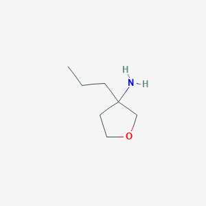 molecular formula C7H15NO B1375237 3-Propyloxolan-3-amine CAS No. 1538511-58-8