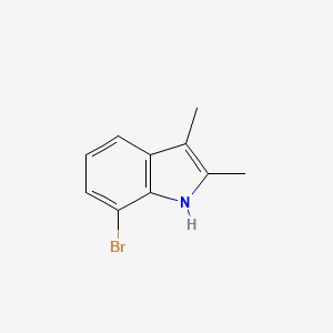 molecular formula C10H10BrN B1375250 7-溴-2,3-二甲基-1H-吲哚 CAS No. 877160-21-9