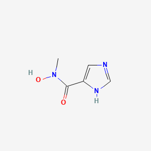 N-hydroxy-N-methyl-1H-imidazole-5-carboxamide