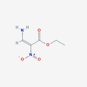 ethyl (E)-3-amino-2-nitroprop-2-enoate