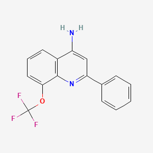 4-Amino-2-phenyl-8-trifluoromethoxyquinoline