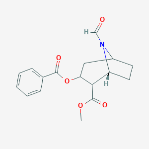 molecular formula C17H19NO5 B137526 N-Formylnorcocaine CAS No. 137360-14-6