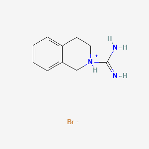 molecular formula C10H14BrN3 B13752607 Debrisoquin hydrobromide CAS No. 1131-65-3