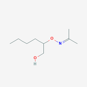 2-[(Propan-2-ylideneamino)oxy]hexan-1-ol