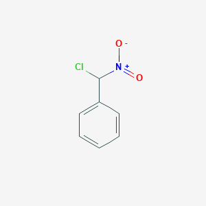 molecular formula C7H6ClNO2 B13752667 [Chloro(nitro)methyl]benzene CAS No. 25567-68-4