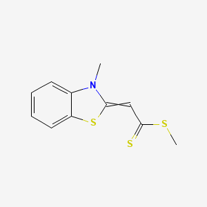 Methyl 2-(3-methylbenzothiazolin-2-ylidene)dithioacetate