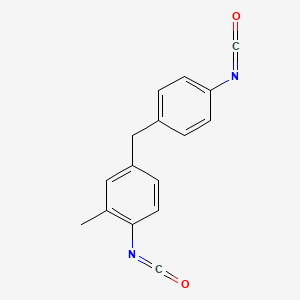 Diisocyanic acid, diester with 4-(p-hydroxybenzyl)-o-cresol