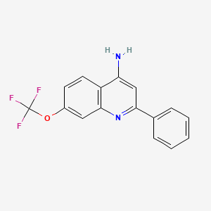 4-Amino-2-phenyl-7-trifluoromethoxyquinoline