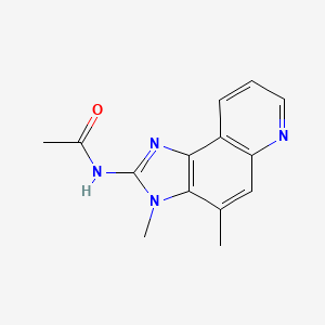 2-Acetylamino-3,4-dimethylimidazo(4,5-f)quinoline