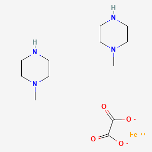 IRON, (ETHANEDIOATO(2-)-O,O')BIS(1-METHYLPIPERAZINE-N(sup 1),N(sup 4))-