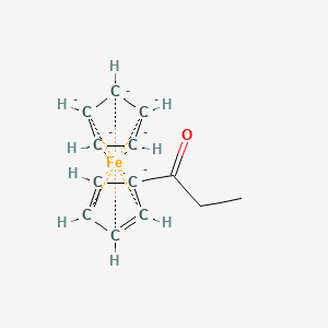 1-Cyclopenta-2,4-dien-1-ylpropan-1-one;cyclopentane;iron