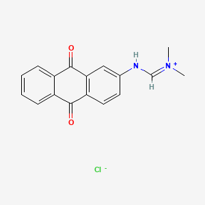 Ammonium, ((N-anthraquinon-2-YL)aminomethylene)dimethyl-, chloride