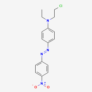 N-(2-Chloroethyl)-N-ethyl-4-[(4-nitrophenyl)azo]aniline