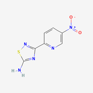 3-(5-Nitropyridin-2-yl)-1,2,4-thiadiazol-5-amine