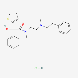 alpha-Hydroxy-N-methyl-N-(2-methylphenethylaminoethyl)-alpha-phenyl-2-thiopheneacetamide HCl