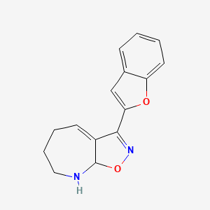 3-(1-benzofuran-2-yl)-6,7,8,8a-tetrahydro-5H-[1,2]oxazolo[5,4-b]azepine