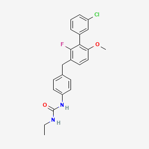 N-[4-[(3'-chloro-2-fluoro-6-methoxy[1,1'-biphenyl]-3-yl)methyl]phenyl]-N'-ethylUrea