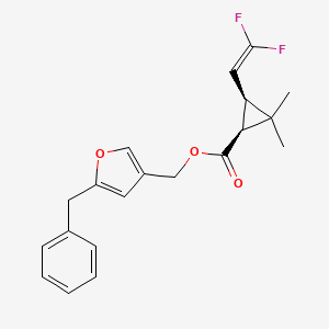 Cyclopropanecarboxylic acid, 3-(2,2-difluoroethenyl)-2,2-dimethyl-, (5-(phenylmethyl)-3-furanyl)methyl ester, (1R-cis)-