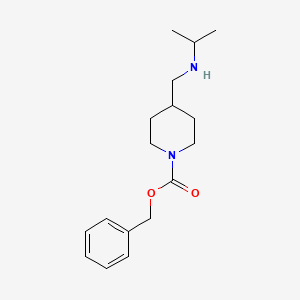 molecular formula C17H26N2O2 B1375299 4-(Isopropylamino-methyl)-piperidine-1-carboxylic acid benzyl ester CAS No. 1353989-57-7