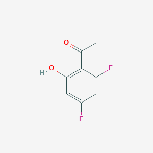 molecular formula C8H6F2O2 B1375310 1-(2,4-Difluoro-6-hydroxyphenyl)ethan-1-one CAS No. 1356999-25-1