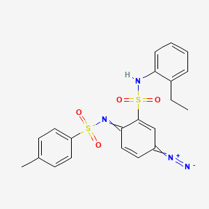 Benzenesulfonamide, N-[4-diazo-2-[[(2-ethylphenyl)amino]sulfonyl]-2,5-cyclohexadien-1-ylidene]-4-methyl-