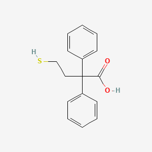 2,2-Diphenyl-4-mercaptobutyric acid