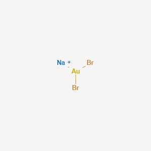 molecular formula AuBr2Na B13753221 Sodium;dibromogold(1-) CAS No. 24594-56-7