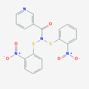 N-Nicotinoyl-bis(2-nitrobenzenesulfenyl)amine