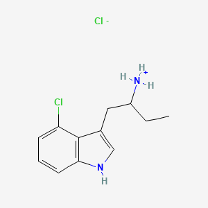 3-(2-Aminobutyl)-4-chloroindole hydrochloride