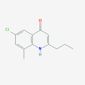 6-Chloro-8-methyl-2-propylquinolin-4(1H)-one