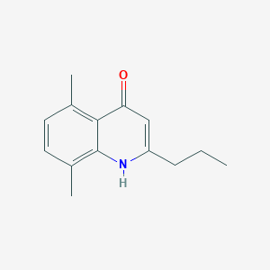 5,8-Dimethyl-2-propylquinolin-4(1H)-one