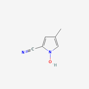 1H-Pyrrole-2-carbonitrile, 1-hydroxy-4-methyl-