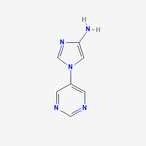 1-(pyrimidin-5-yl)-1H-imidazol-4-amine