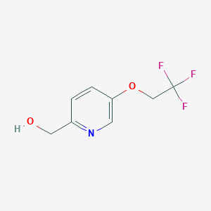 molecular formula C8H8F3NO2 B1375360 [5-(2,2,2-三氟乙氧基)吡啶-2-基]甲醇 CAS No. 953780-29-5