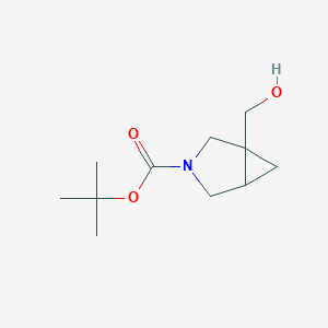 molecular formula C11H19NO3 B1375362 3-Boc-3-azabicyclo[3.1.0]hexane-1-methanol CAS No. 161152-76-7