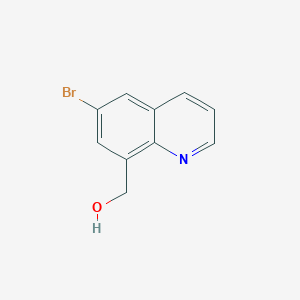 molecular formula C10H8BrNO B1375363 (6-溴喹啉-8-基)甲醇 CAS No. 1266728-35-1