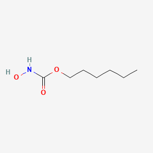 Hydroxycarbamic acid hexyl ester