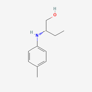 (2S)-2-(4-Methylanilino)butan-1-ol