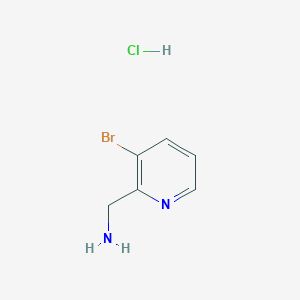 molecular formula C6H8BrClN2 B1375364 (3-Bromopyridin-2-yl)methanamine hydrochloride CAS No. 1052271-58-5