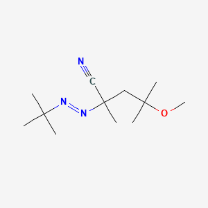 2-((1,1-Dimethylethyl)azo)-4-methoxy-2,4-dimethylvaleronitrile