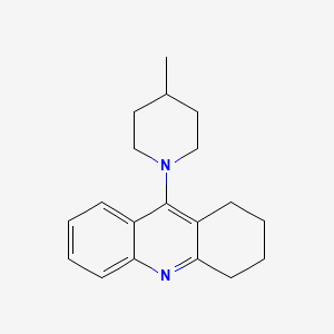 Acridine, 1,2,3,4-tetrahydro-9-(3-methyl-1-piperidinyl)-