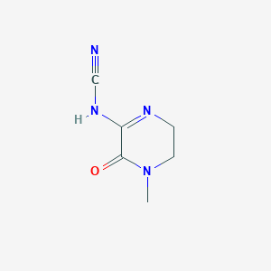 (4-Methyl-3-oxo-3,4,5,6-tetrahydropyrazin-2-YL)cyanamide