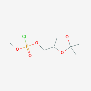 4-[[chloro(methoxy)phosphoryl]oxymethyl]-2,2-dimethyl-1,3-dioxolane