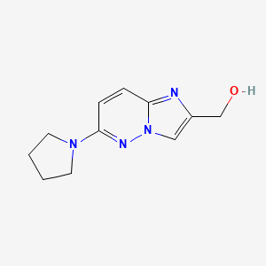 (6-(Pyrrolidin-1-yl)imidazo[1,2-b]pyridazin-2-yl)methanol