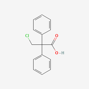 3-Chloro-2,2-diphenylpropanoic acid