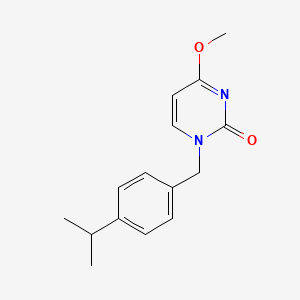 1-(4-isopropylbenzyl)-4-methoxypyrimidin-2(1H)-one