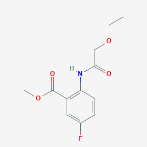 Methyl 2-(2-ethoxyacetamido)-5-fluorobenzoate